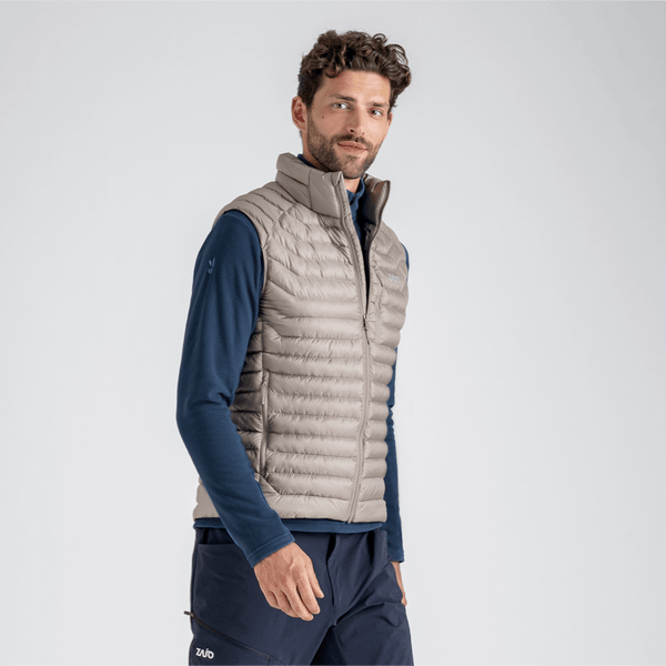 Nubaro, gilet isolant pour homme, coloris Thyme Green