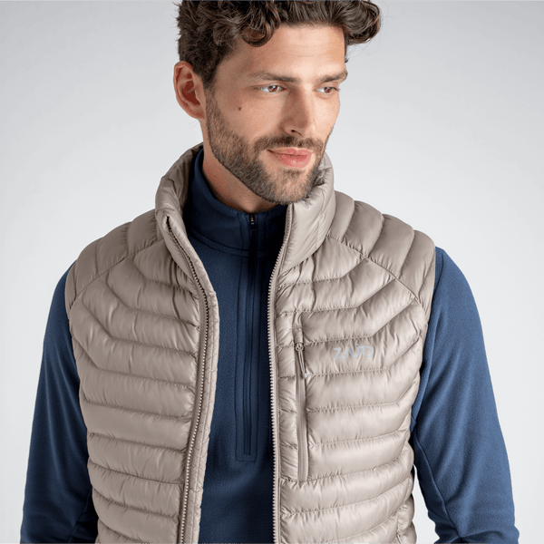 Nubaro, gilet isolant pour homme, coloris Thyme Green