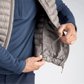 Nubaro, gilet isolant pour homme, coloris Thyme Green