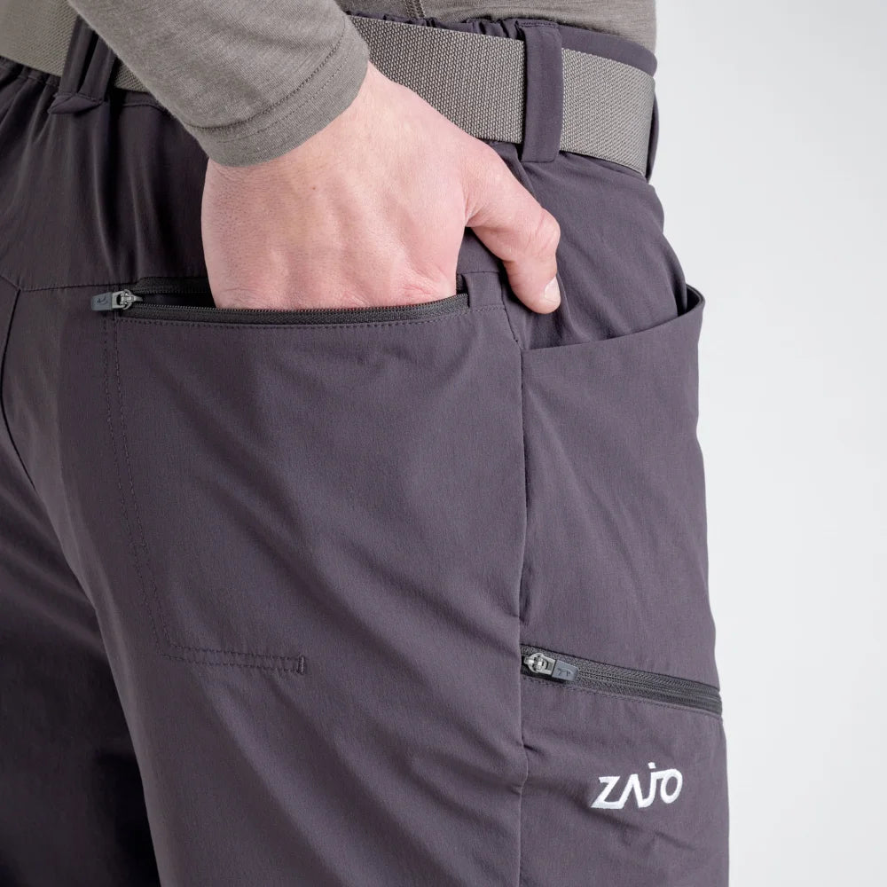 Pado, pantalon zip-off pour homme, coloris Espresso