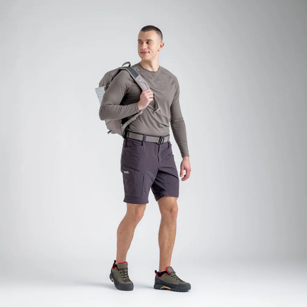 Pado, pantalon zip-off pour homme, coloris Espresso
