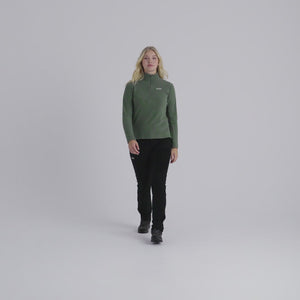 Auro Women's Fleece Zip Top — Dark Navy