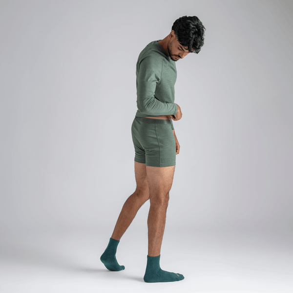 Senti, boxer en laine mérinos pour homme, coloris Dark Navy