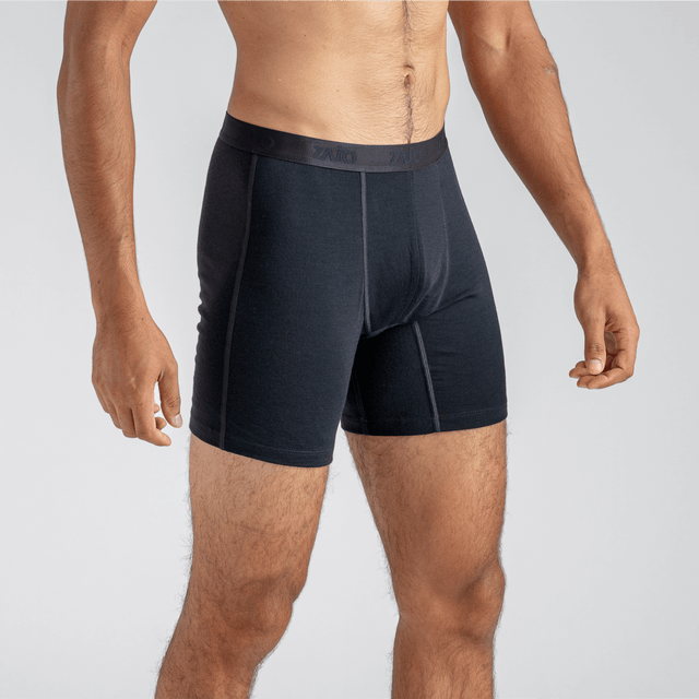 Senti, boxer long en laine mérinos pour homme, coloris Thyme Green