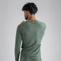 Senti, t-shirt à manches longues en laine mérinos pour homme, coloris Dark Navy