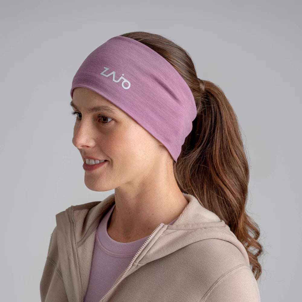 Senti Merino Headband — Decadent Red