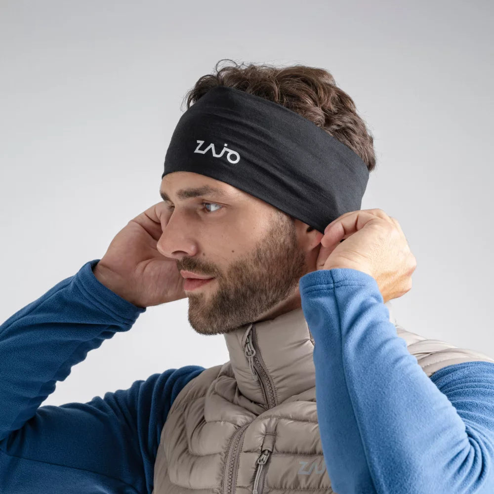 Senti, bandeau en laine mérinos, coloris Amber Gold