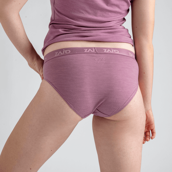 Senti, culotte en laine mérinos pour femme, coloris Lila Haze