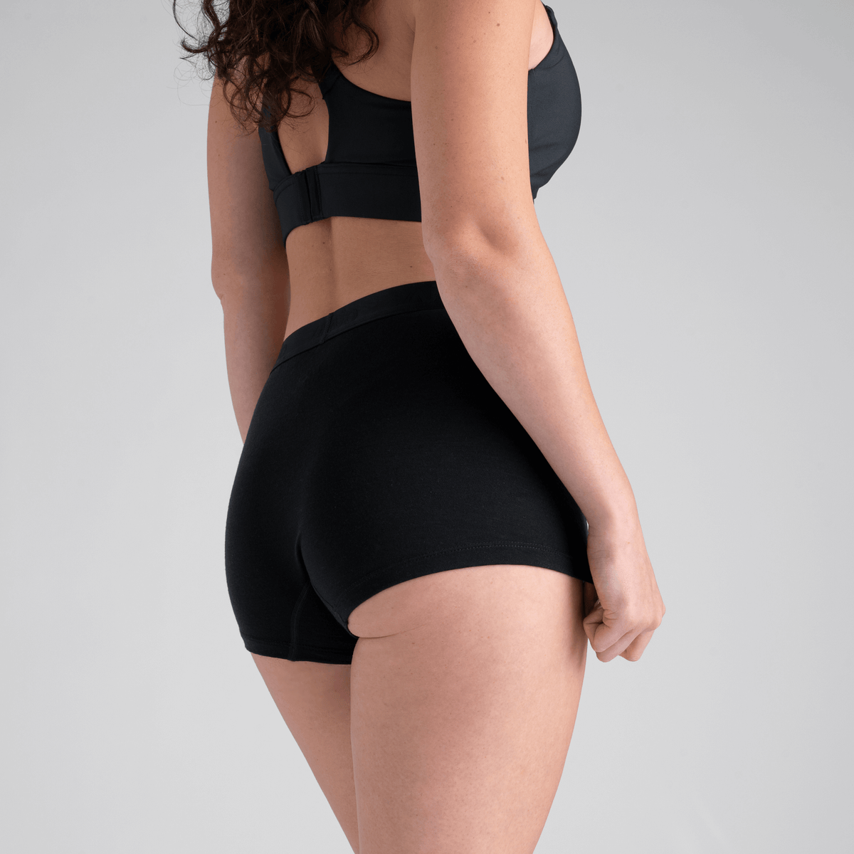 Senti, shorty en laine mérinos pour femme, coloris Purple