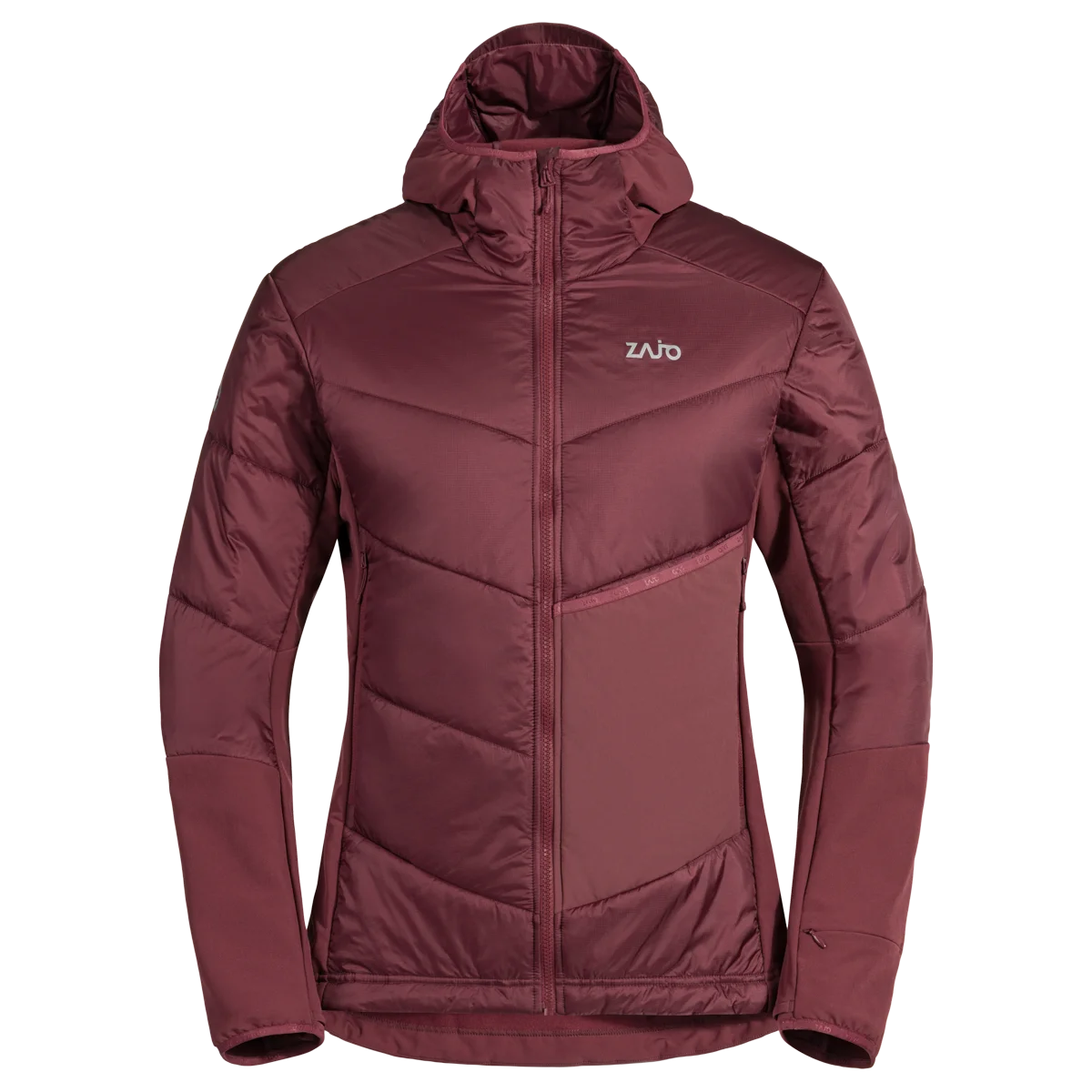 Spiro Men's Insulated Hybrid Jacket — Burned Red