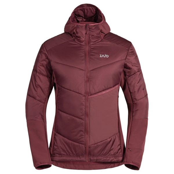Spiro Men's Insulated Hybrid Jacket — Burned Red