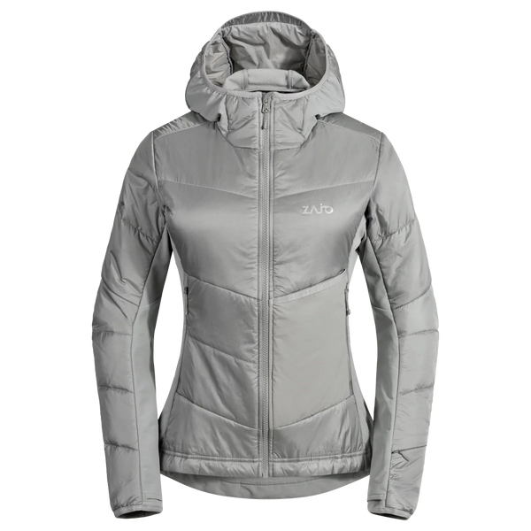 Spiro Women's Insulated Hybrid Jacket — Dove Grey